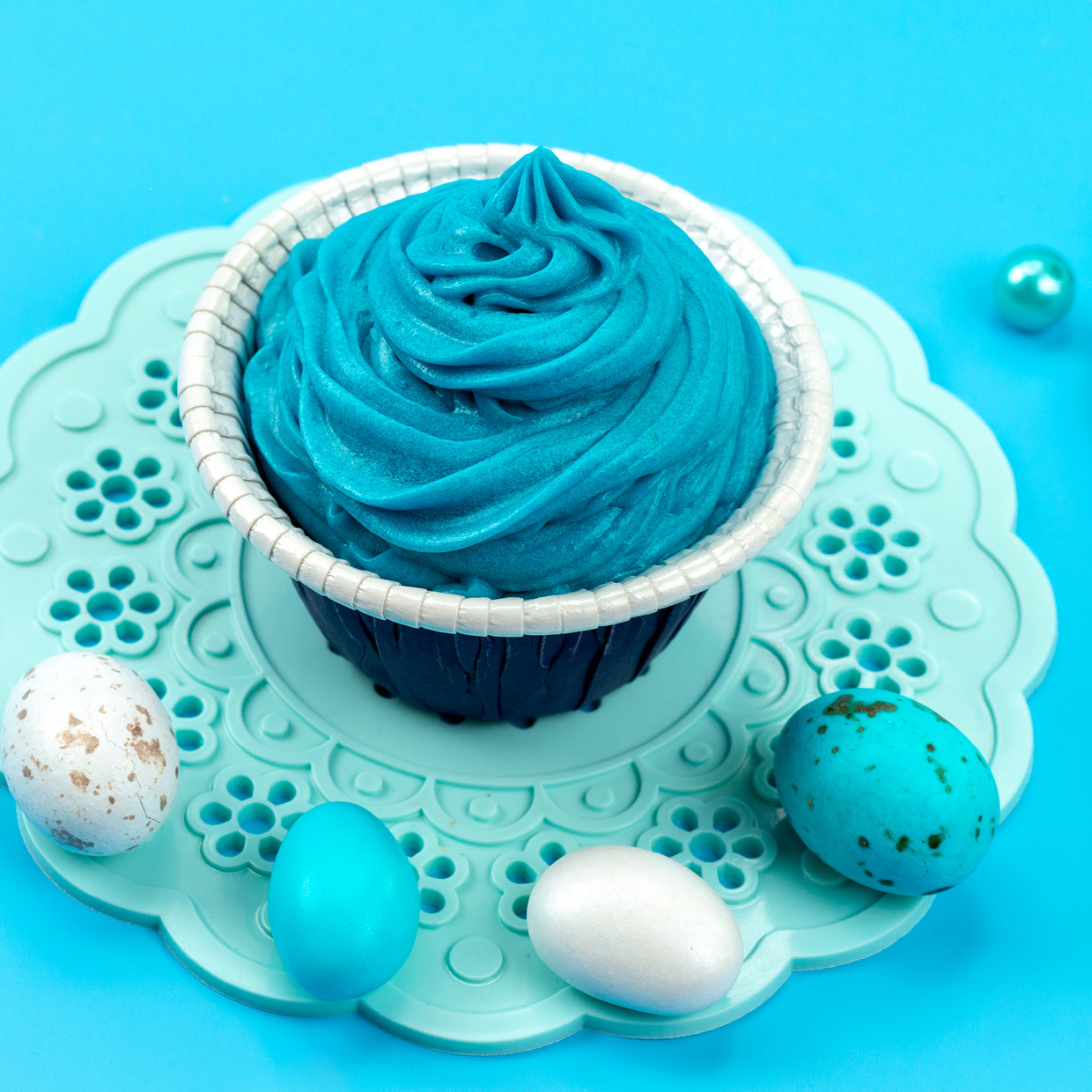 Ocean Wave Cupcakes